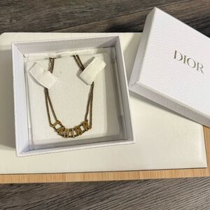 Christian‎ Dior J' Adior Aged Gold Choker Necklace